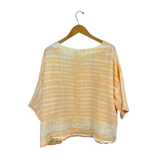 J. Jill Tie Dye Linen Top - Picture 6 of 6